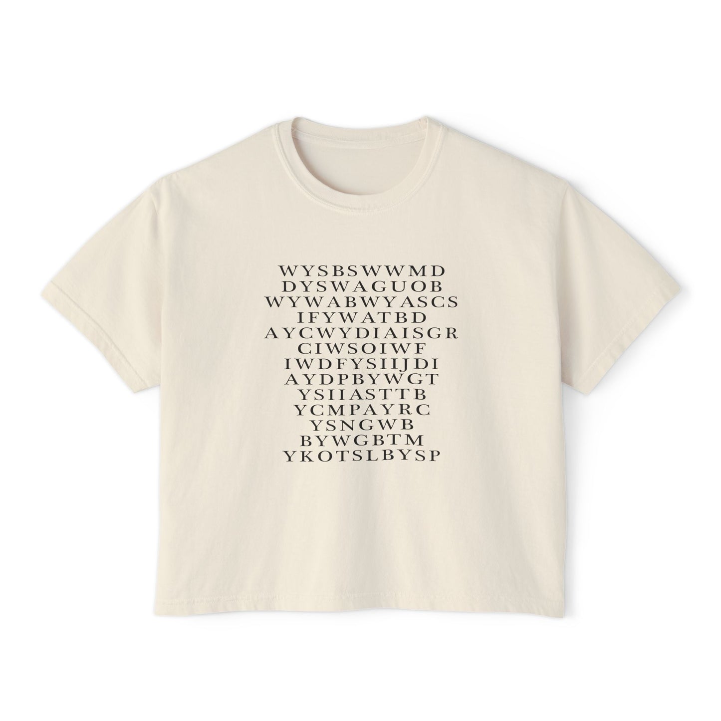 Swiftie Bridge - Boxy Crop