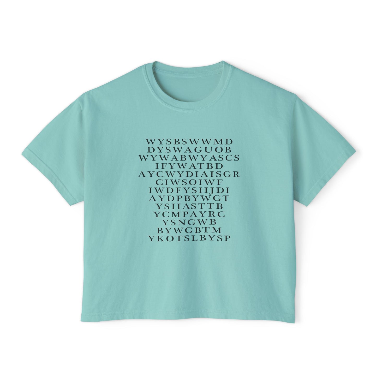 Swiftie Bridge - Boxy Crop