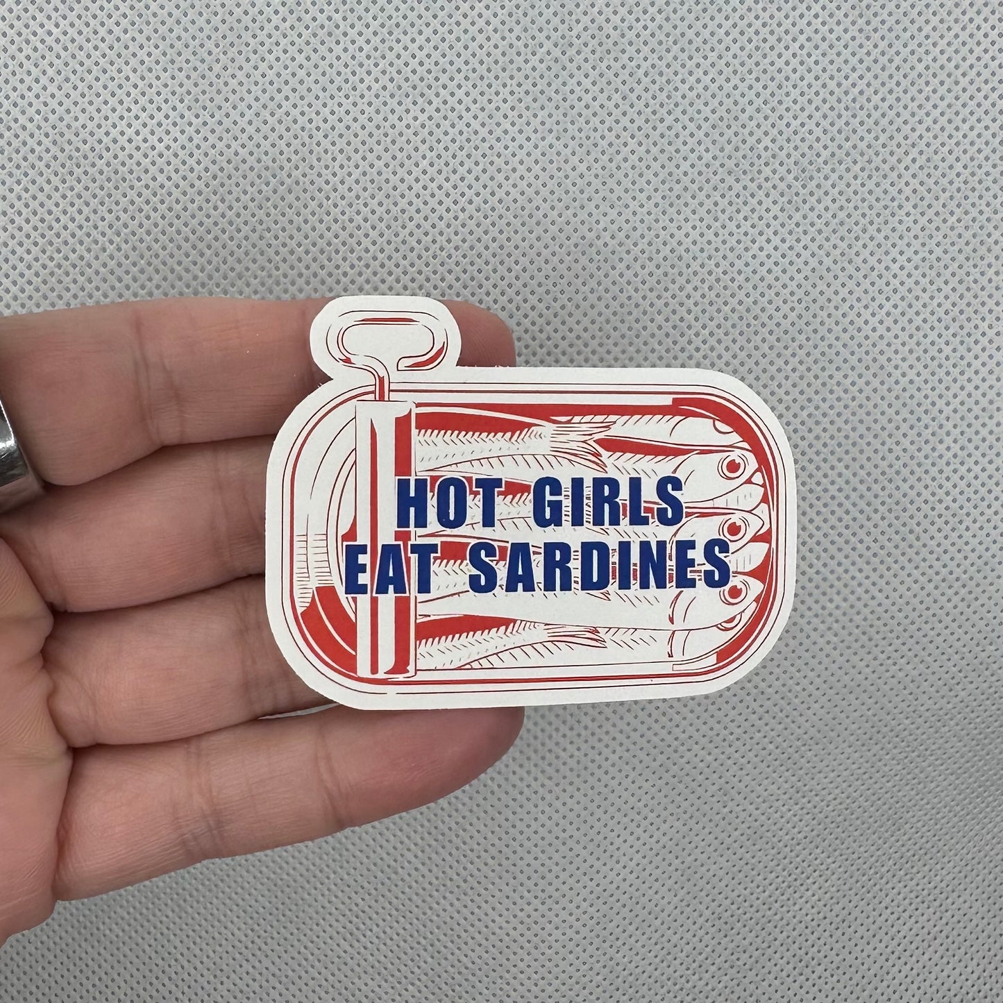 Hot Girls Eat Sardines - Sticker