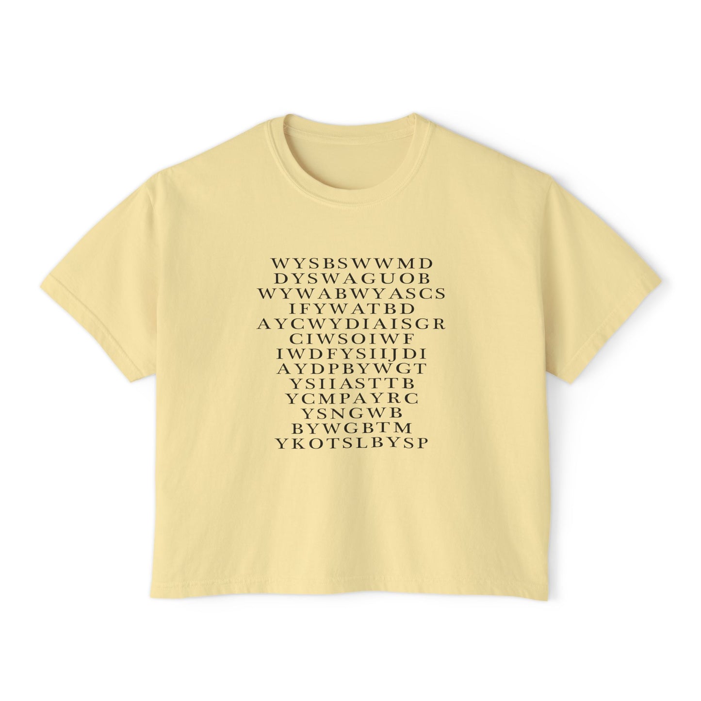 Swiftie Bridge - Boxy Crop
