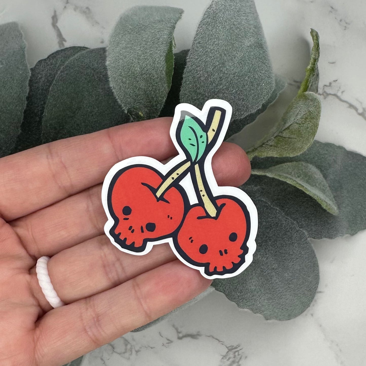 Skull Cherries - Sticker