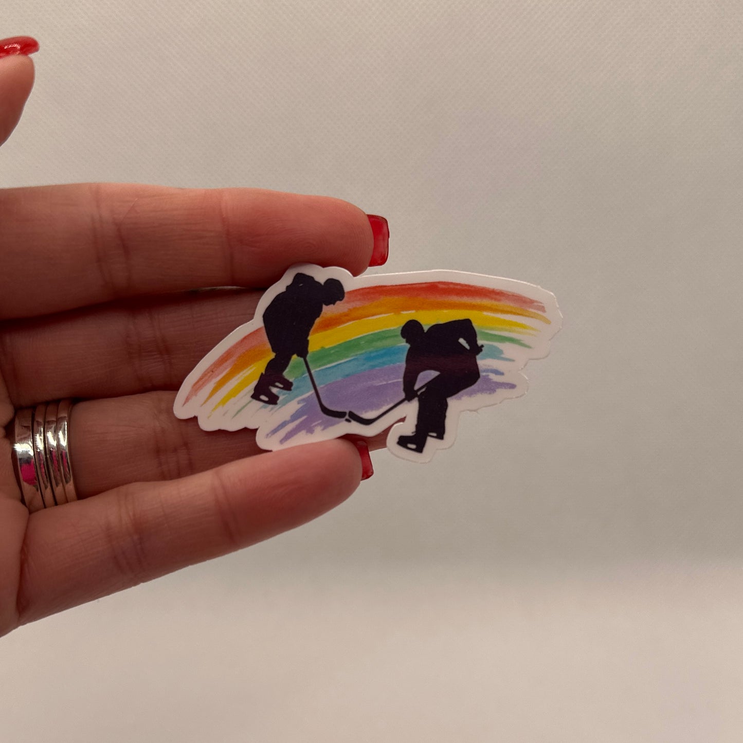 Rainbow Hockey - Sticker