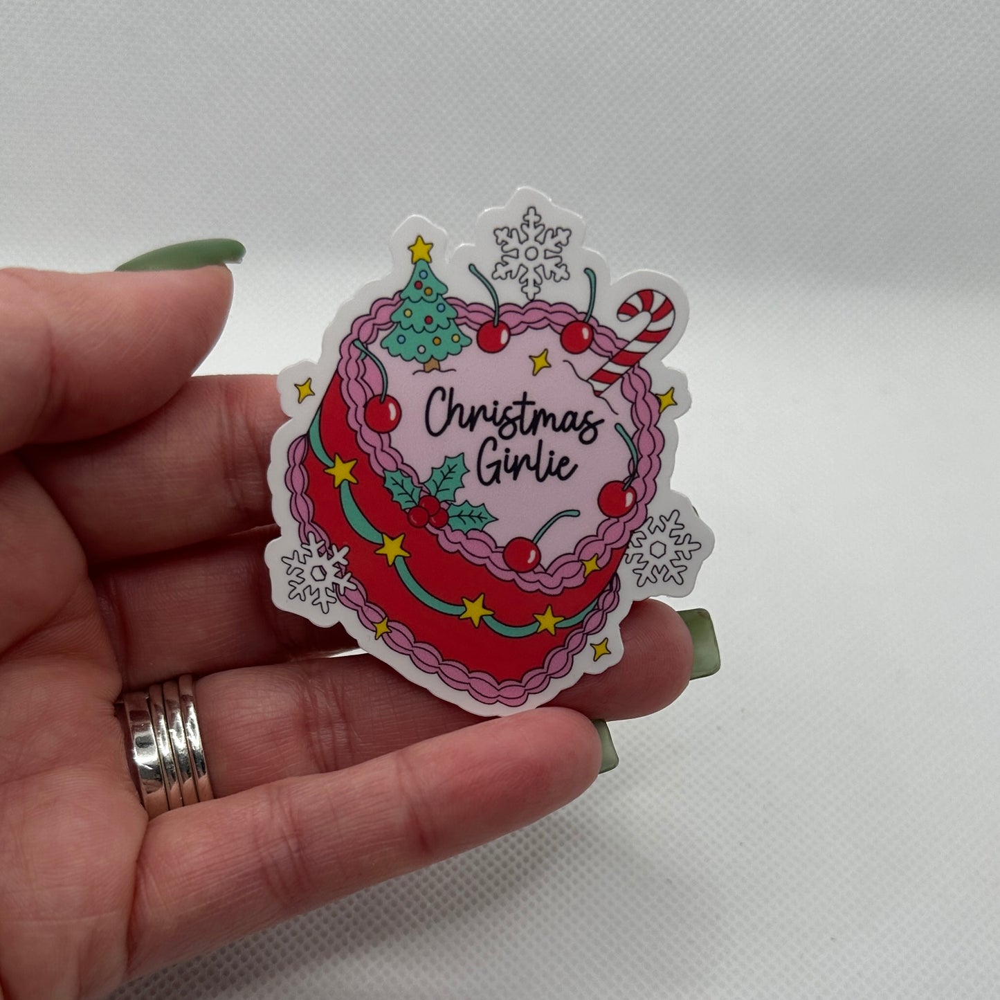 Christmas Girlie - Sticker