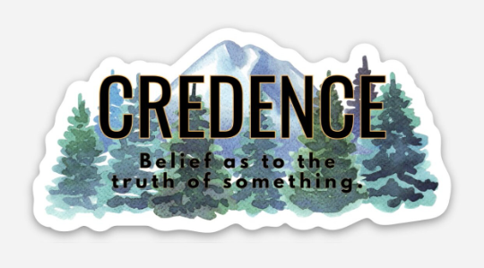 Credence - Sticker