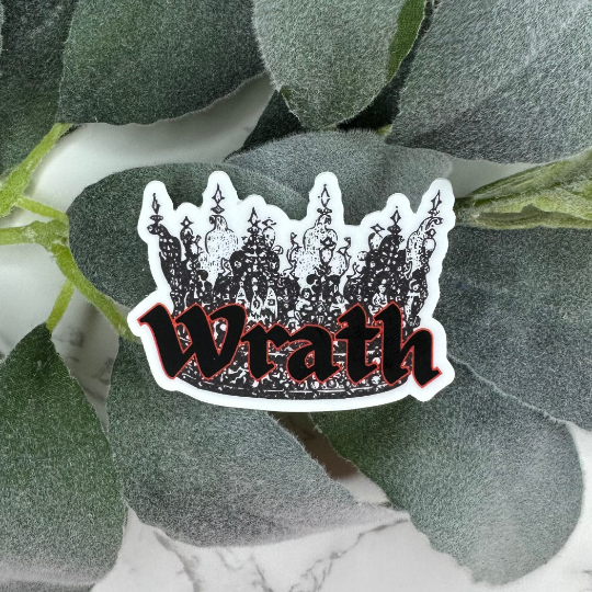 Wrath - the Black Dagger Brotherhood Sticker