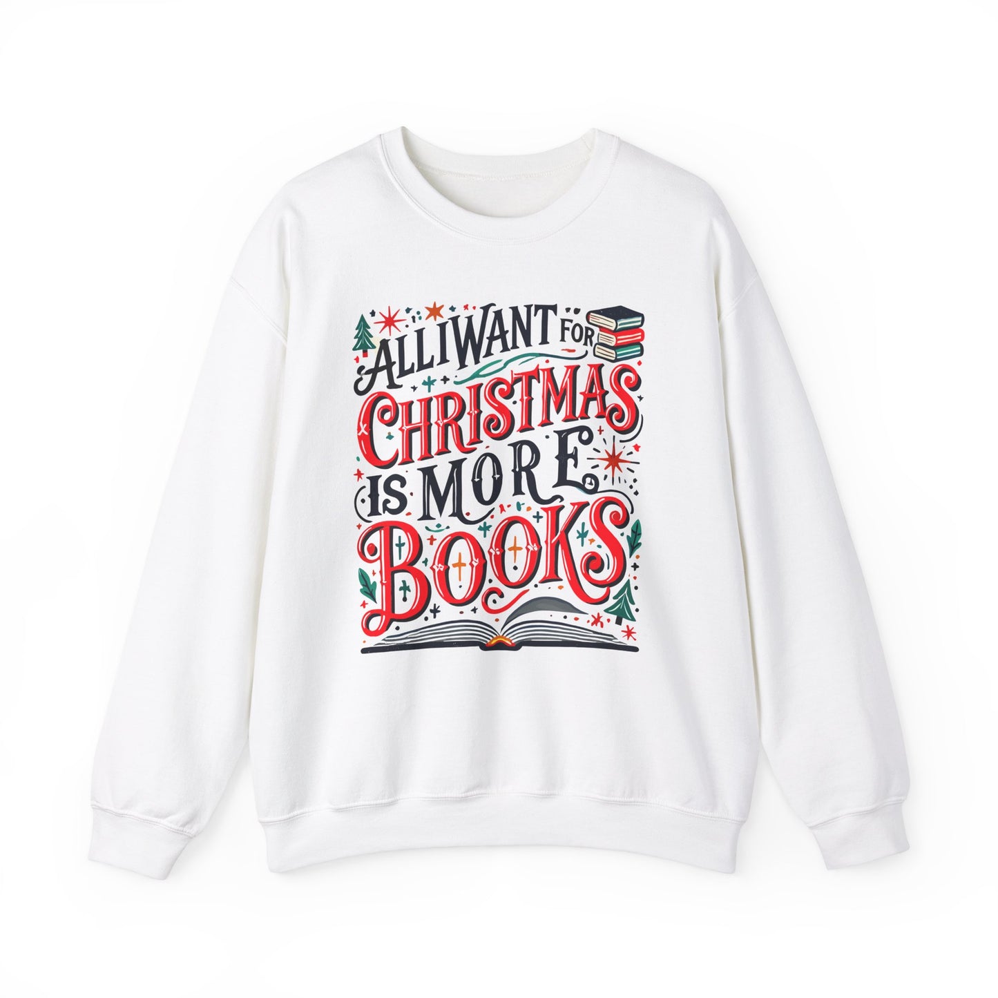 More Books - Crewneck Sweatshirt