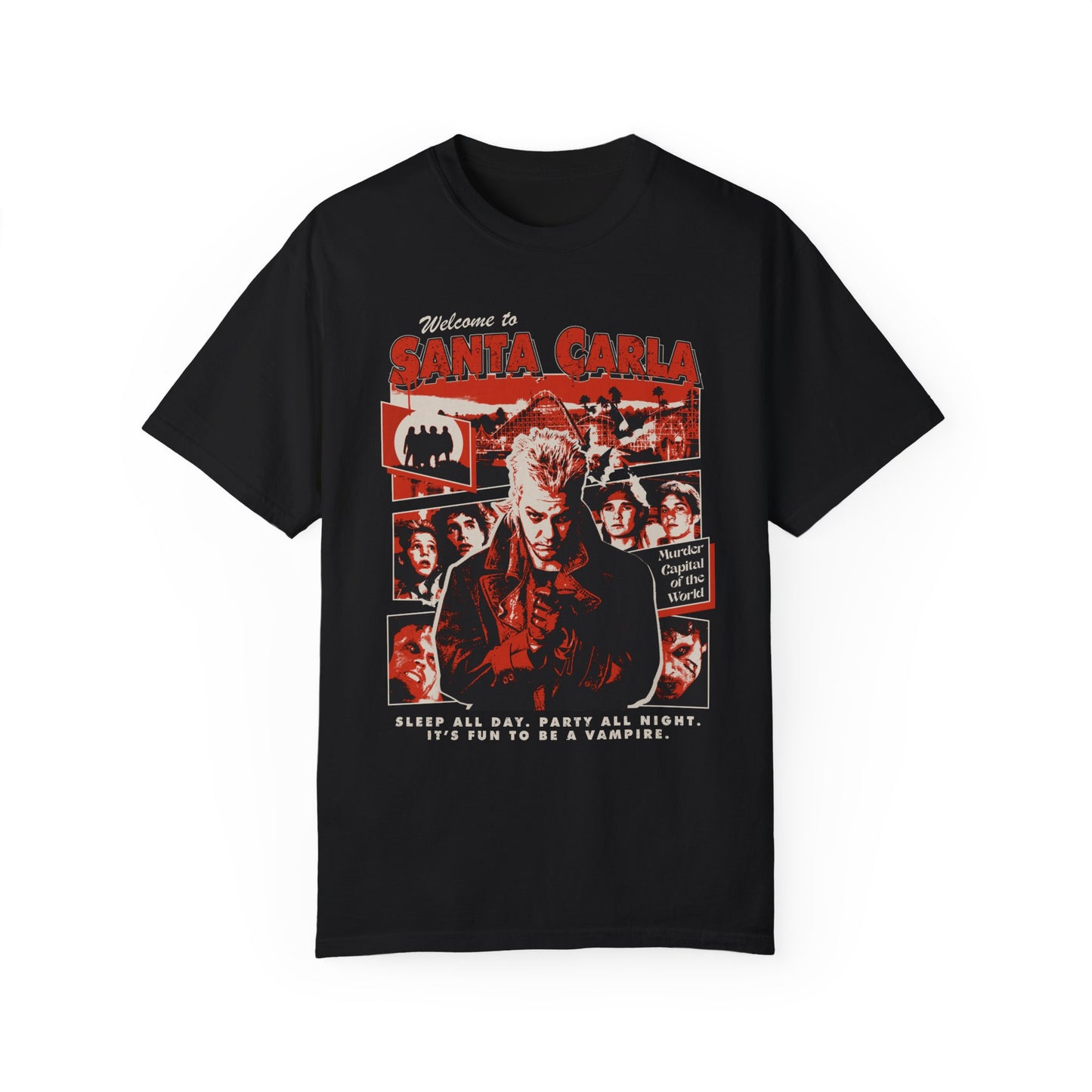 Santa Carla Vampire - Comfort Colors T-shirt