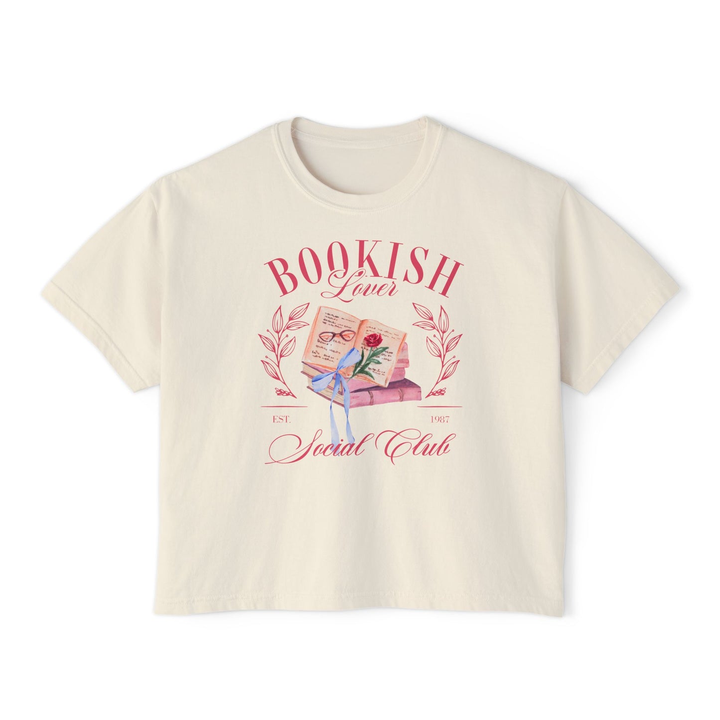 Bookish Lover Social Club - Crop