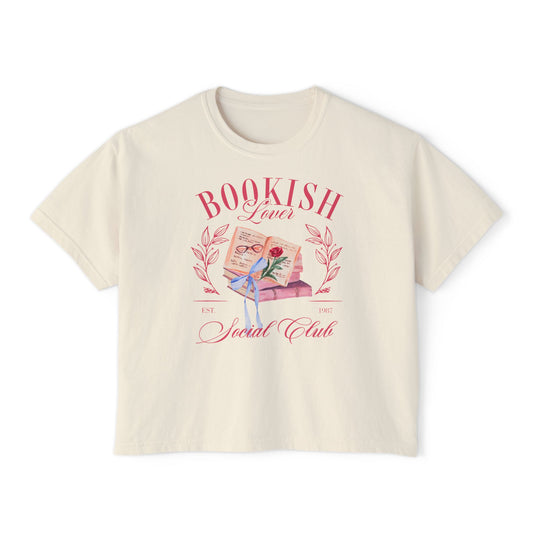 Bookish Lover Social Club - Crop