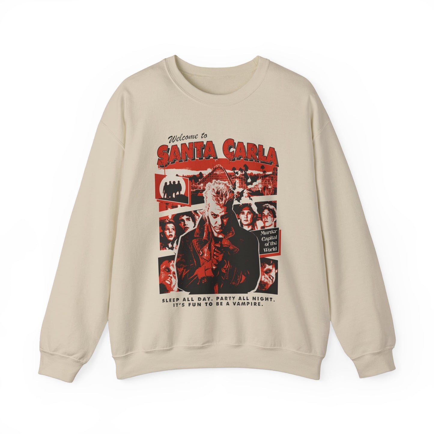 Santa Carla Vampire Crewneck Sweatshirt