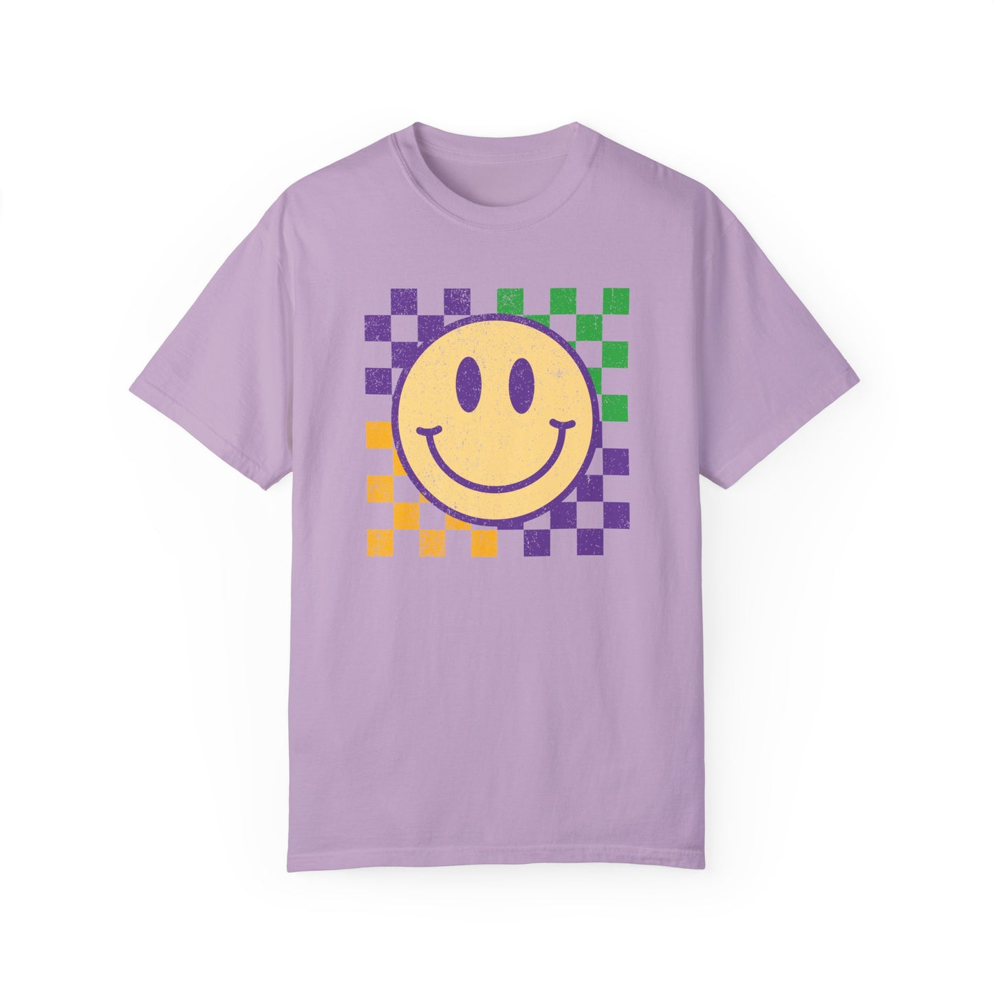 Mardi Gras Smiley - T-shirt