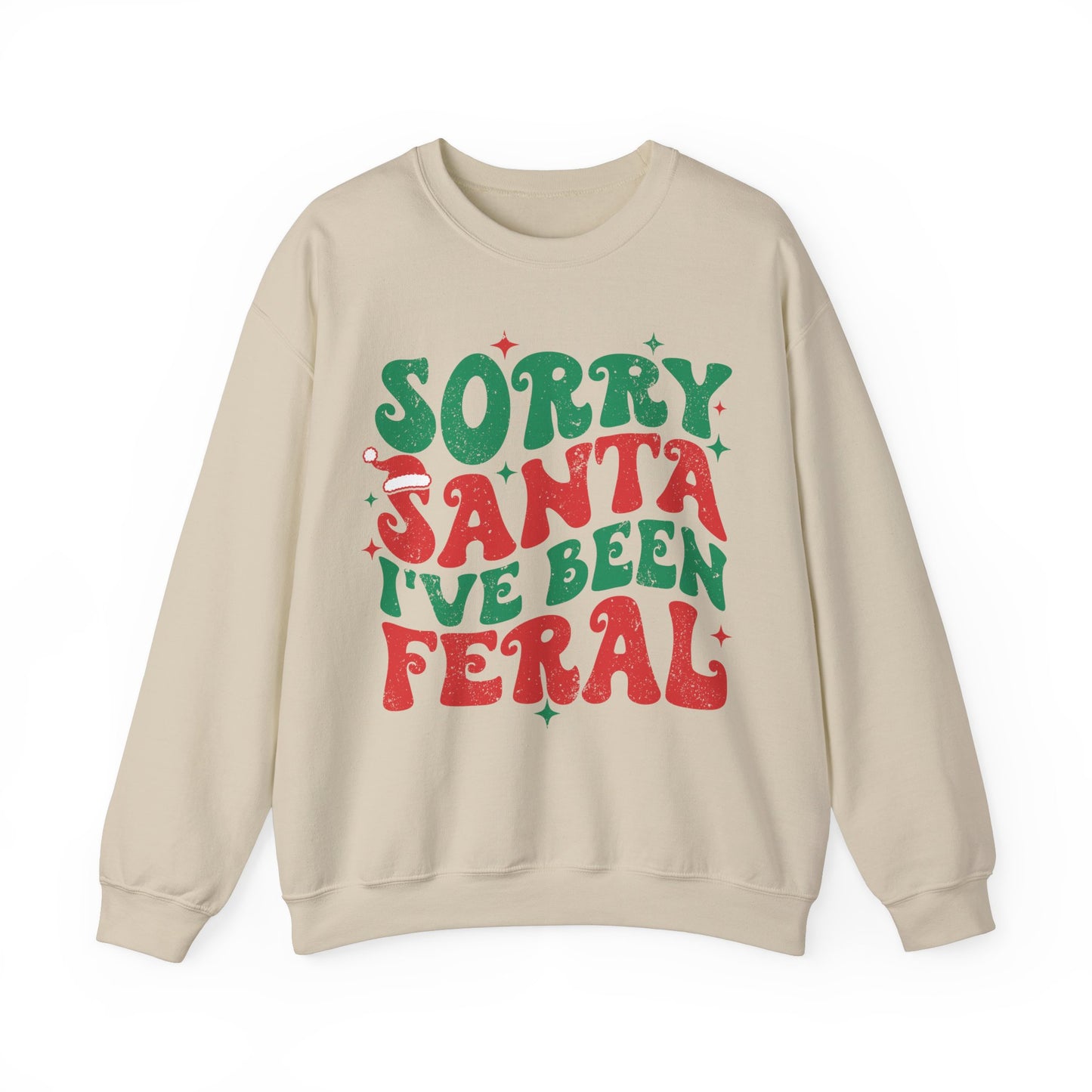 Feral Santa - Crewneck Sweatshirt