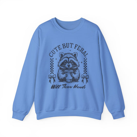 Cute But Feral - Crewneck Sweatshirt