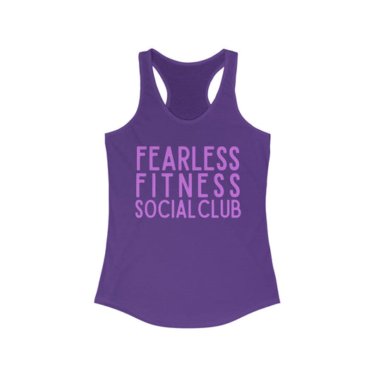 Fearless Fitness Social Club - Racerback Tank