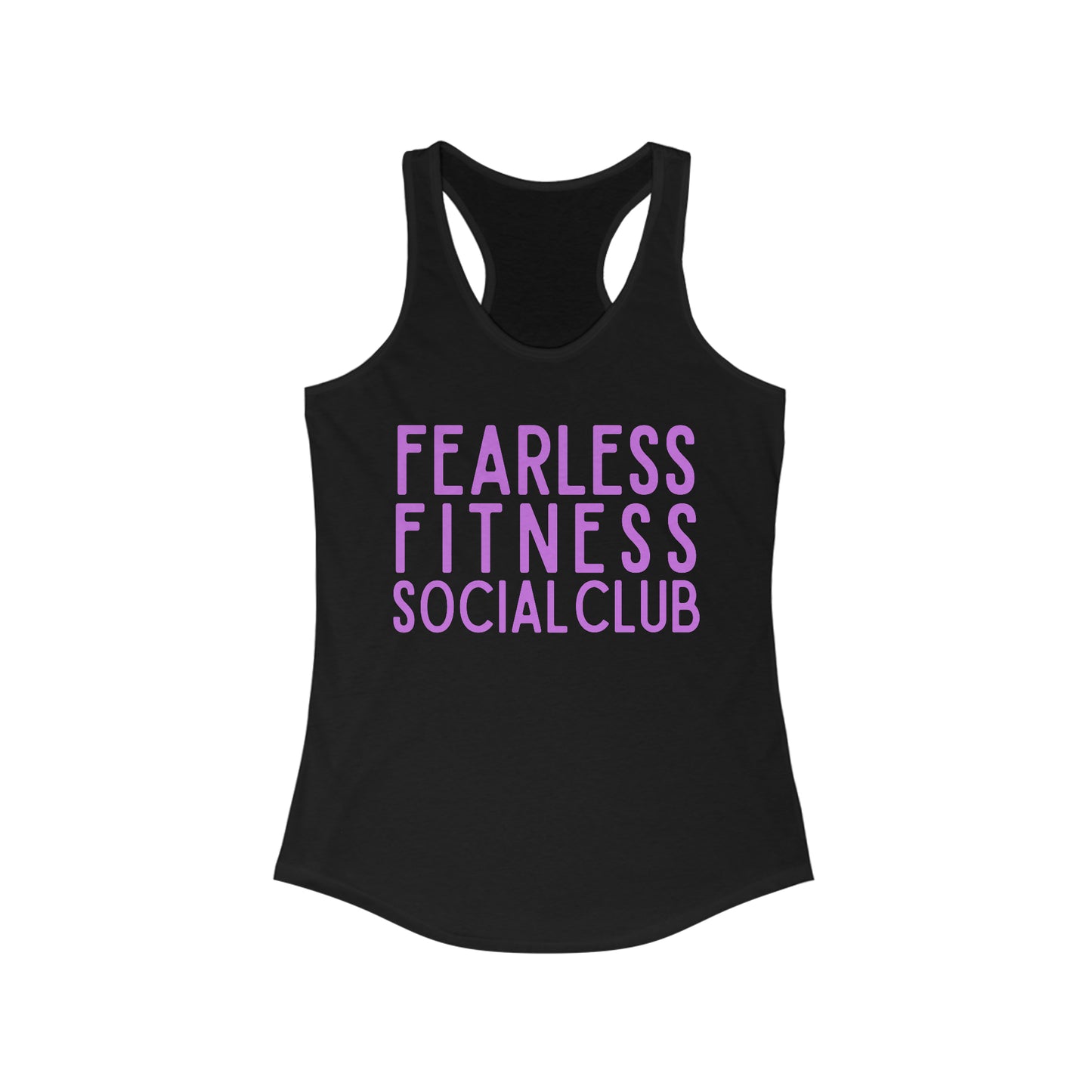 Fearless Fitness Social Club - Racerback Tank