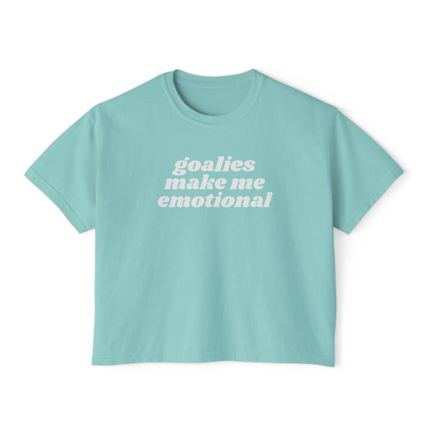 Goalies Make Me Emotional - Crop