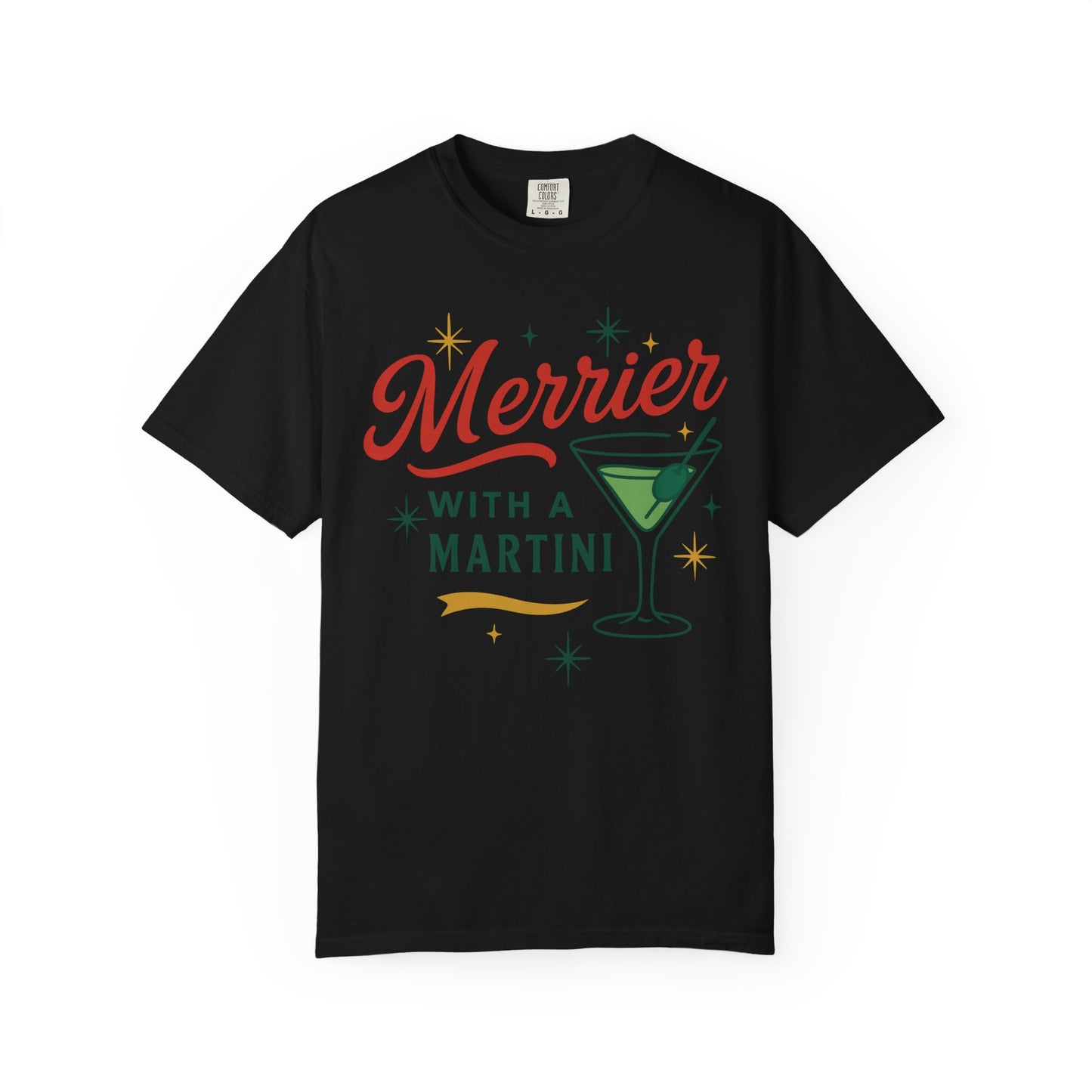 Merrier with a Martini - T-shirt