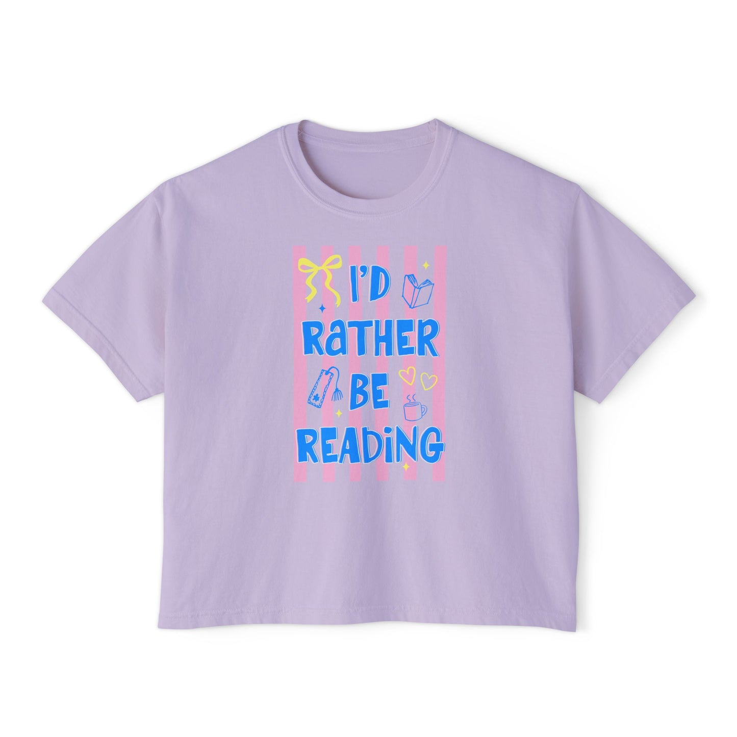 I'd Rather Be Reading - Crop