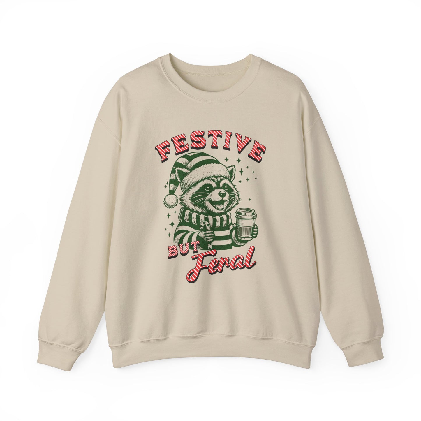 Festive But Feral - Crewneck Sweatshirt