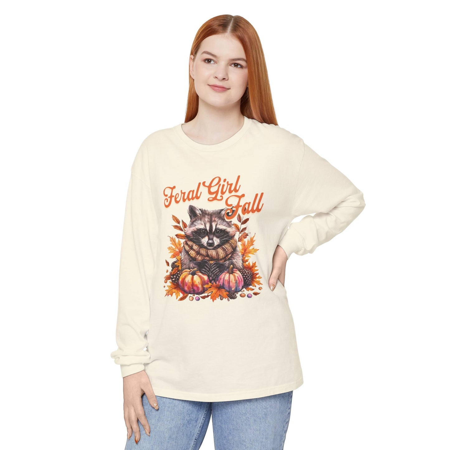 Feral Girl Fall - Long Sleeve T-Shirt