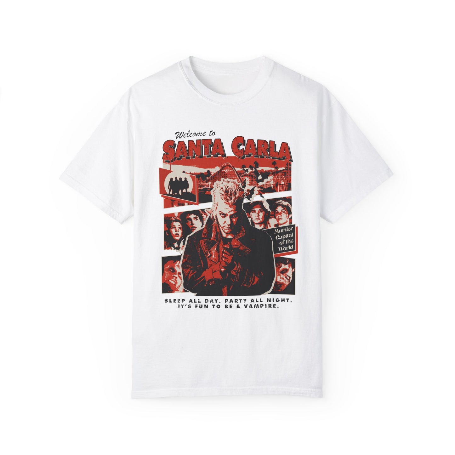 Santa Carla Vampire - Comfort Colors T-shirt