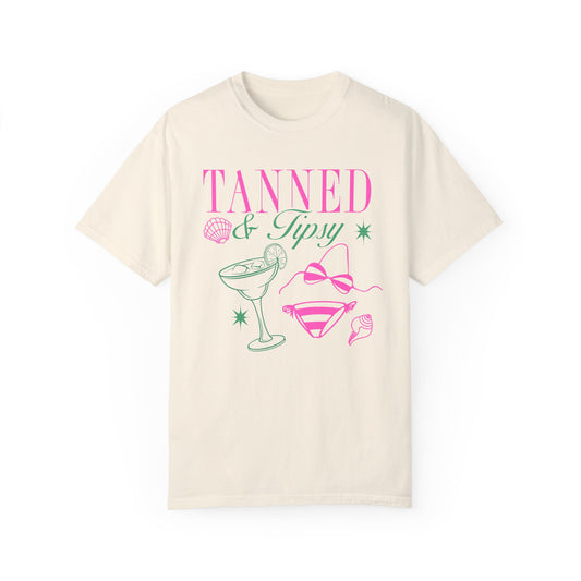 Tanned & Tipsy - Comfort Colors T-shirt