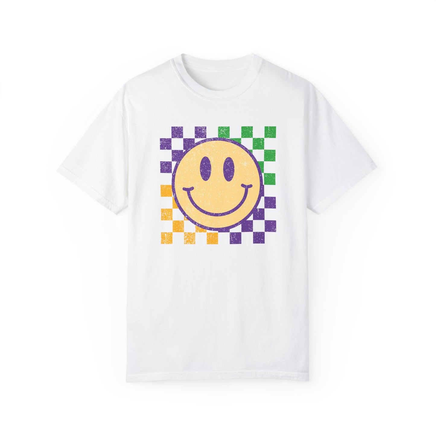 Mardi Gras Smiley - T-shirt