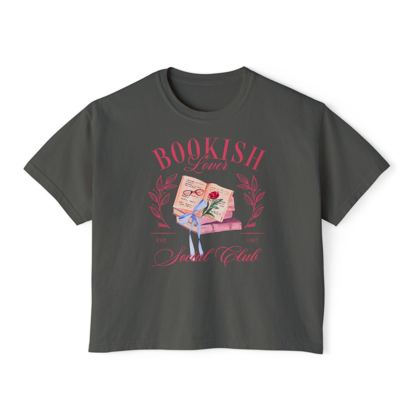 Bookish Lover Social Club - Crop