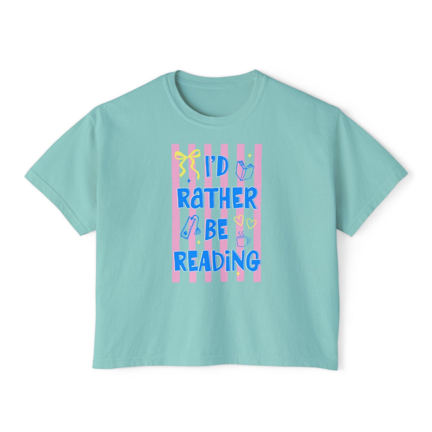 I'd Rather Be Reading - Crop