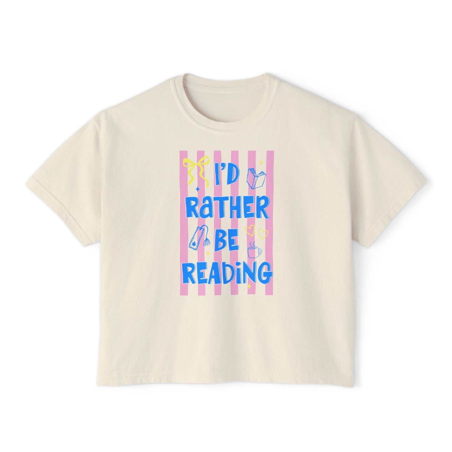 I'd Rather Be Reading - Crop