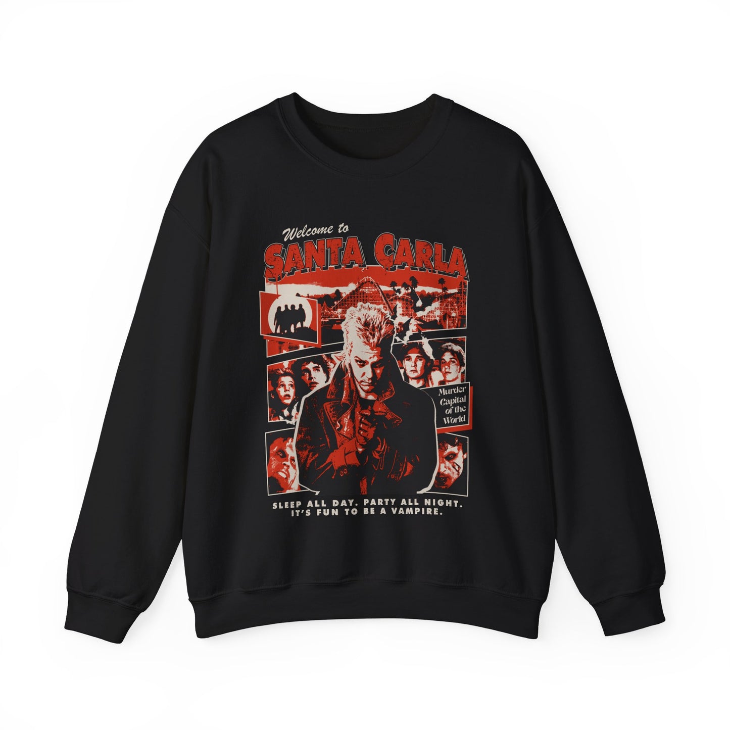 Santa Carla Vampire Crewneck Sweatshirt