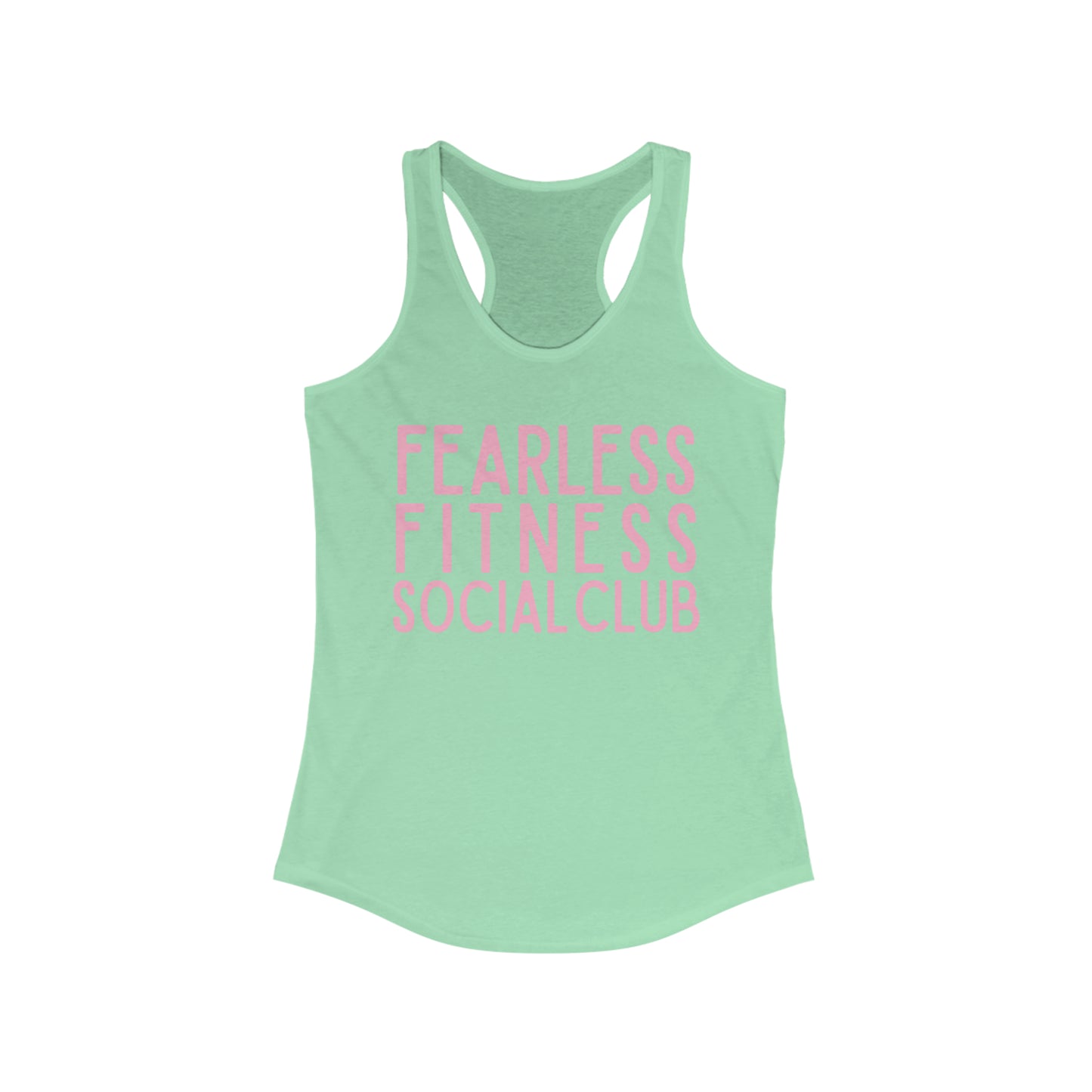 Fearless Fitness Social Club - Racerback Tank