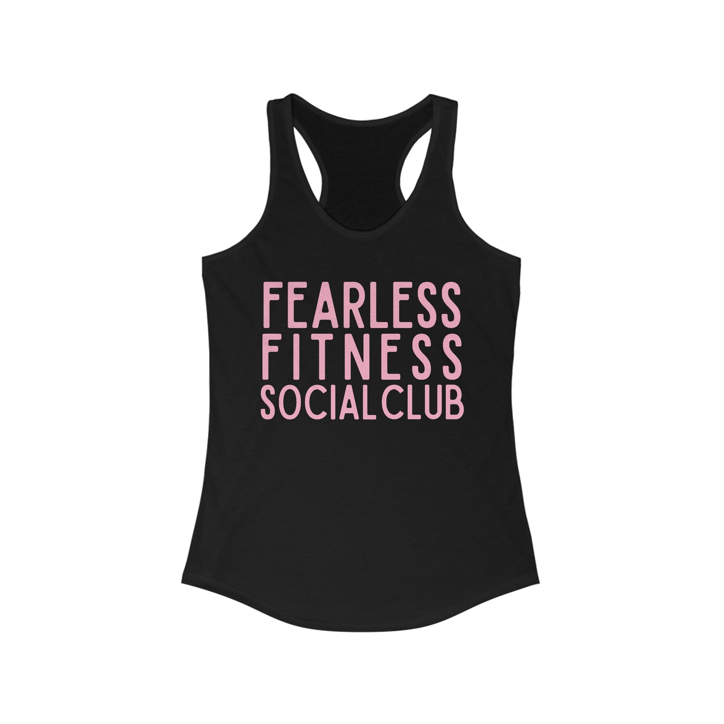 Fearless Fitness Social Club - Racerback Tank