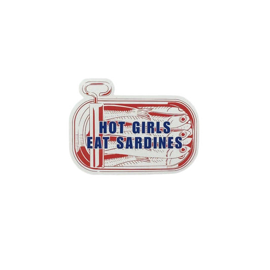 Hot Girls Eat Sardines - Sticker