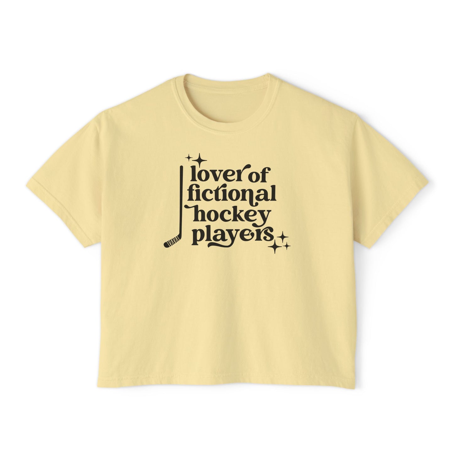 Lover of Fictional Hockey Players - Crop