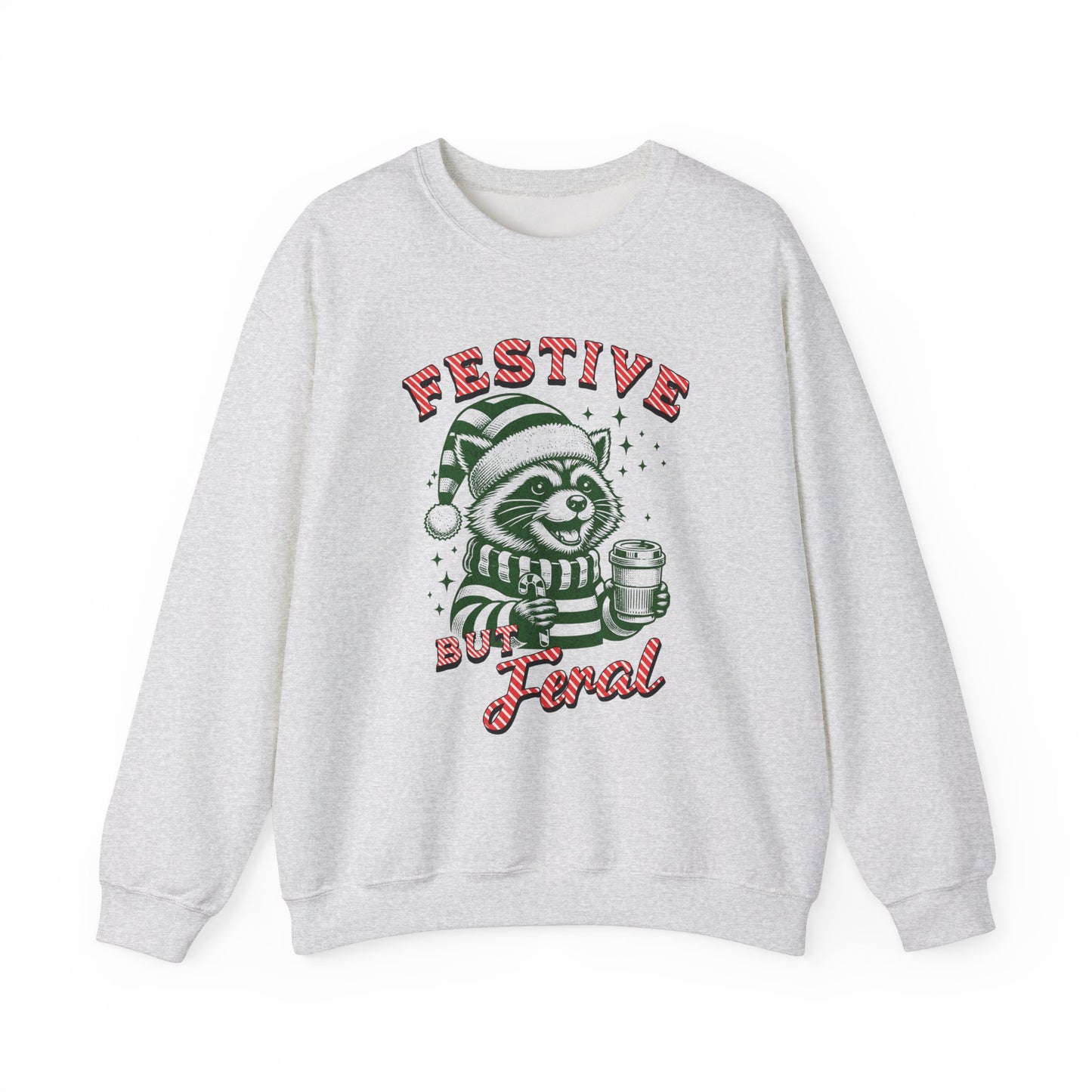 Festive But Feral - Crewneck Sweatshirt