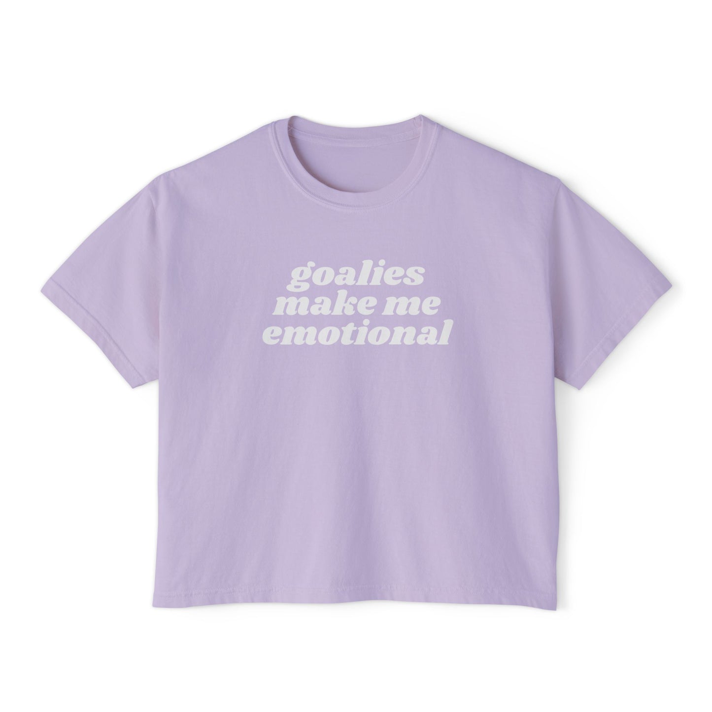 Goalies Make Me Emotional - Crop