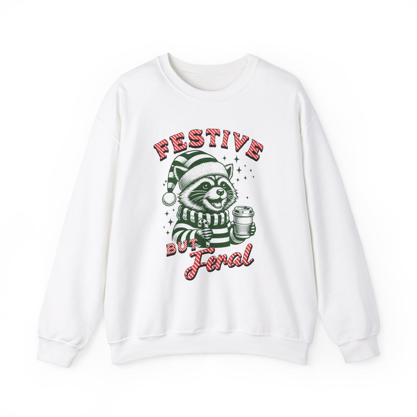 Festive But Feral - Crewneck Sweatshirt