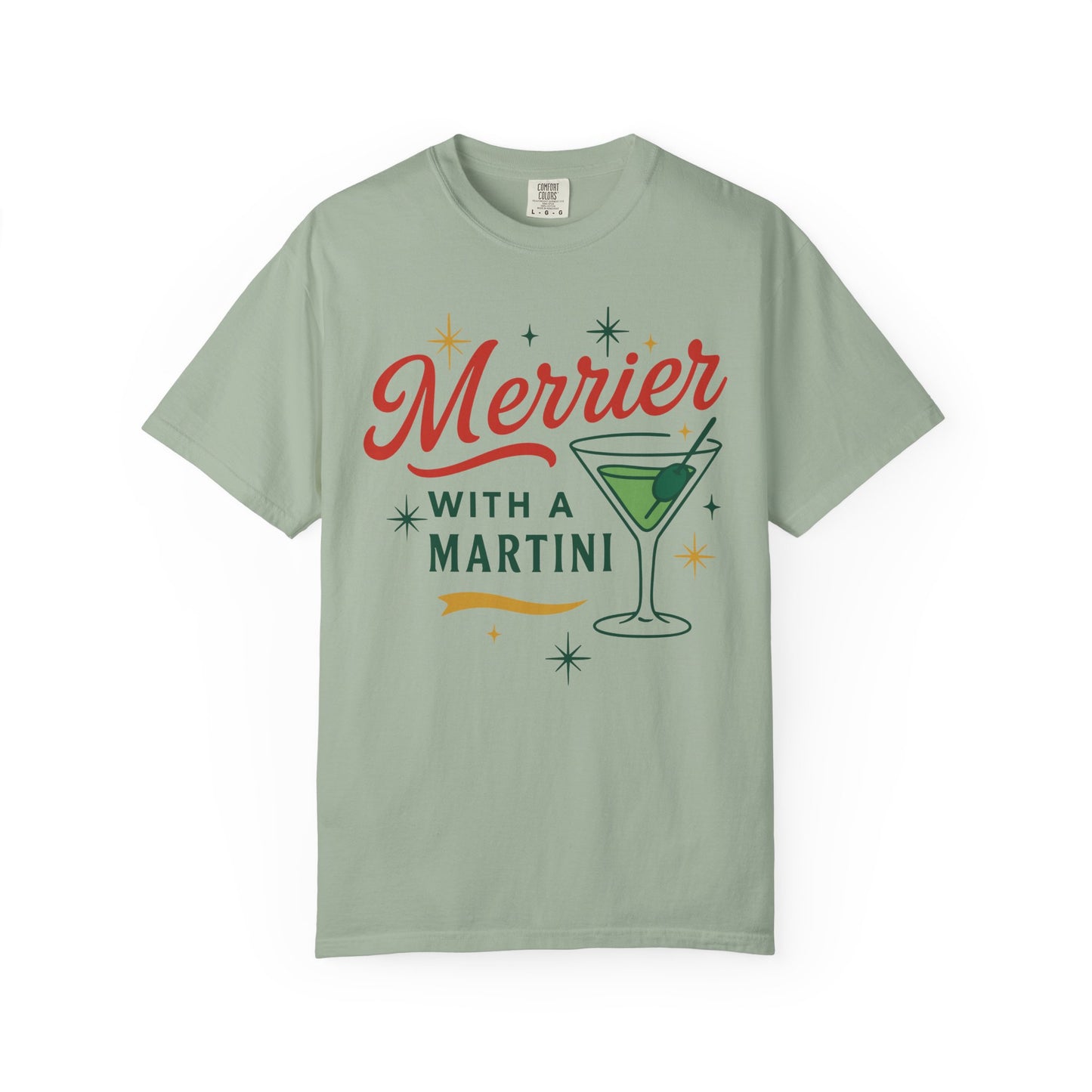 Merrier with a Martini - T-shirt