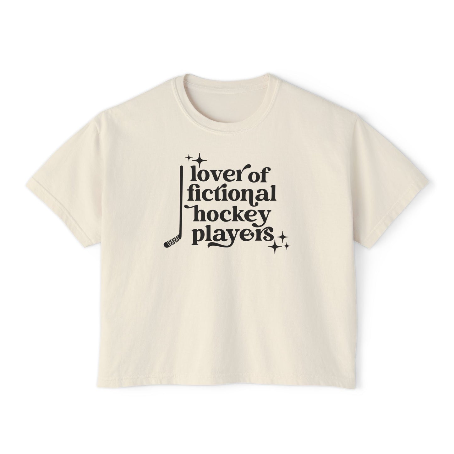 Lover of Fictional Hockey Players - Crop