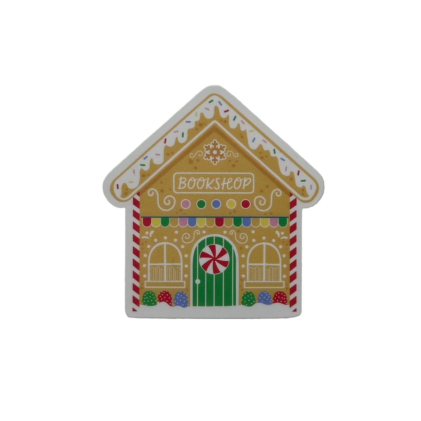 Gingerbread Bookshop - Sticker