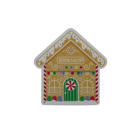 Gingerbread Bookshop - Sticker