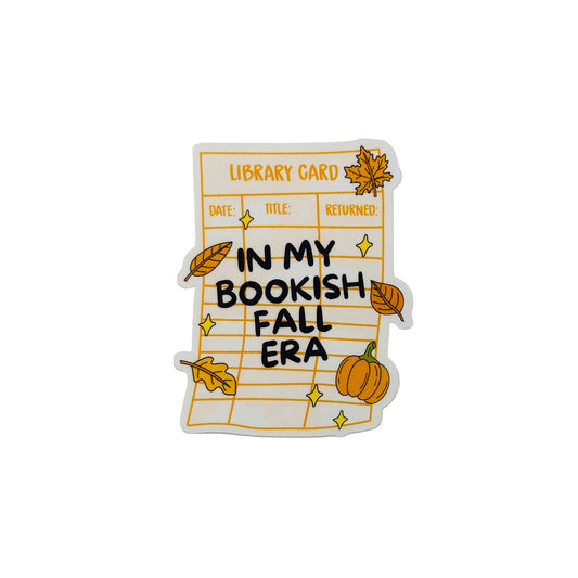 Bookish Fall Era - Sticker