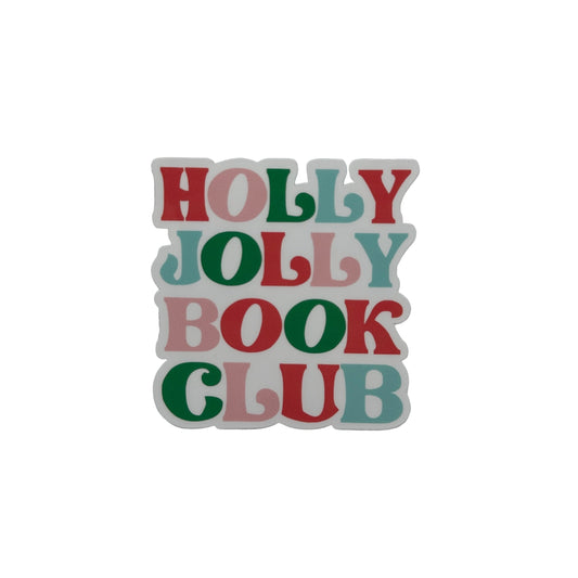 Holly Jolly Book Club - Sticker