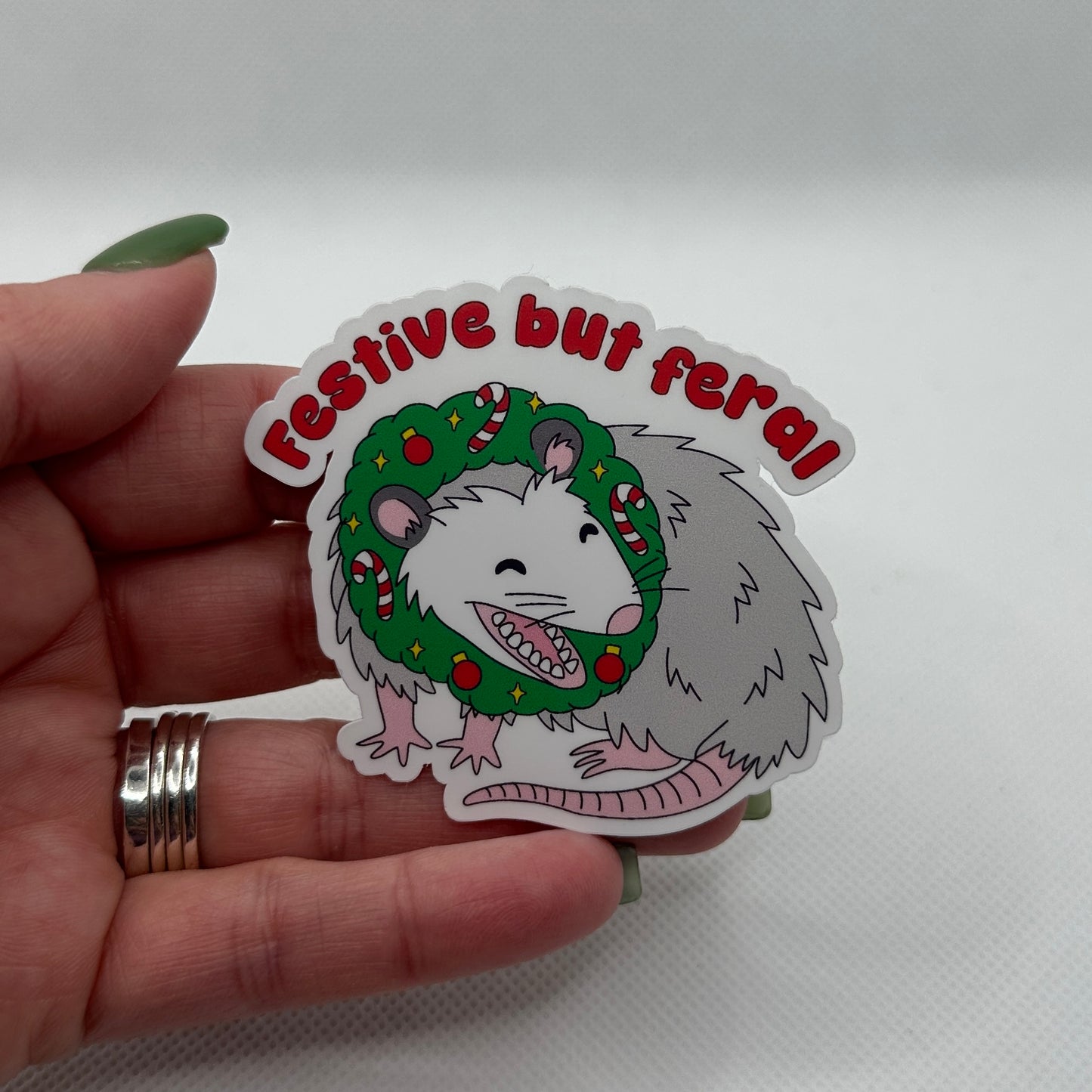 Feral Christmas - Sticker