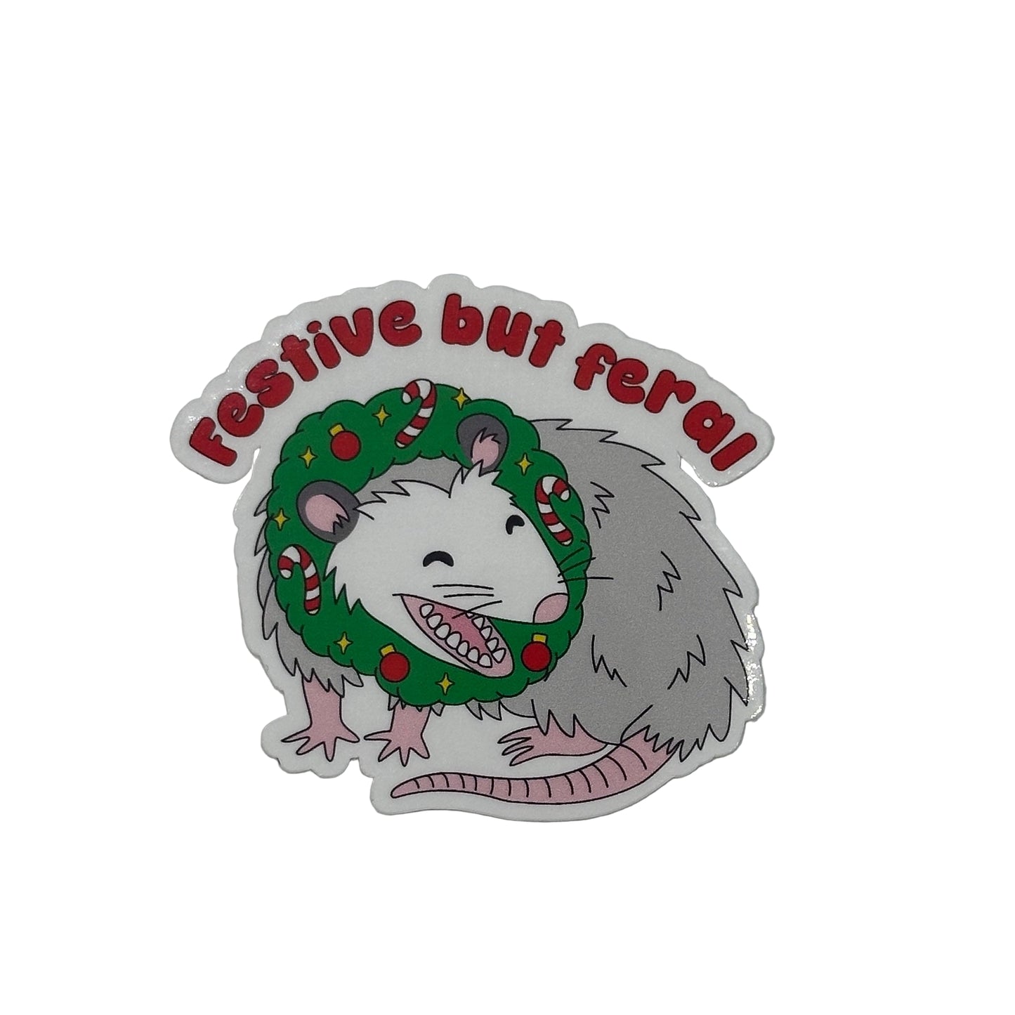 Feral Christmas - Sticker