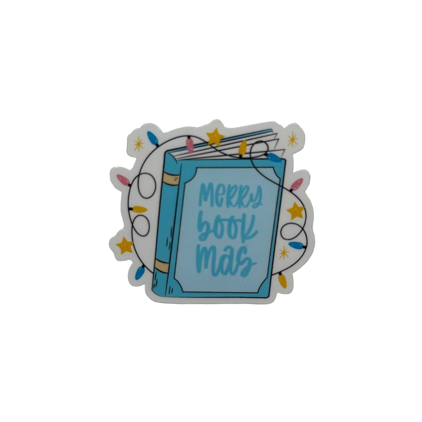 Merry Bookmas - Sticker