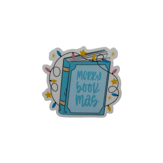 Merry Bookmas - Sticker