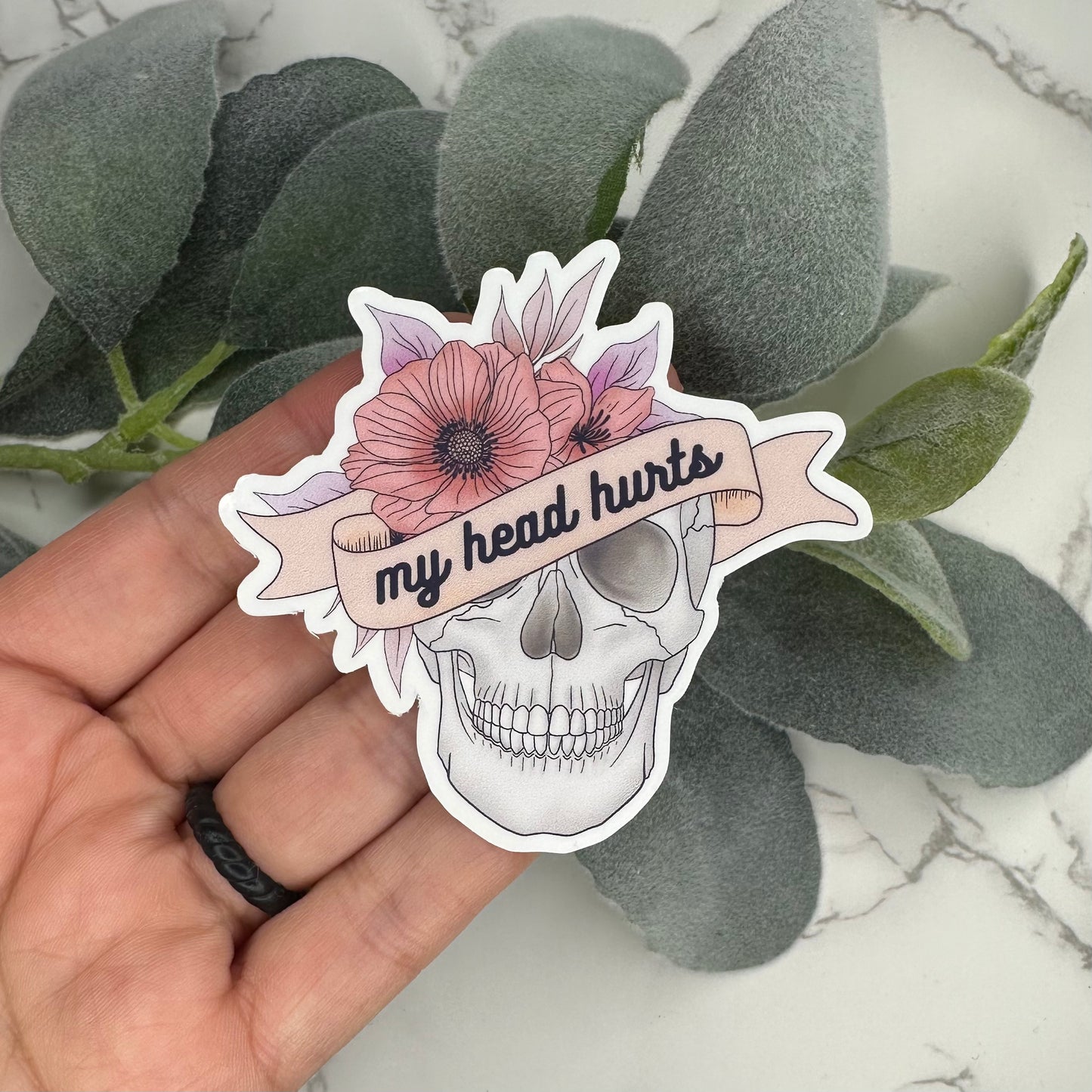 Headache Sticker