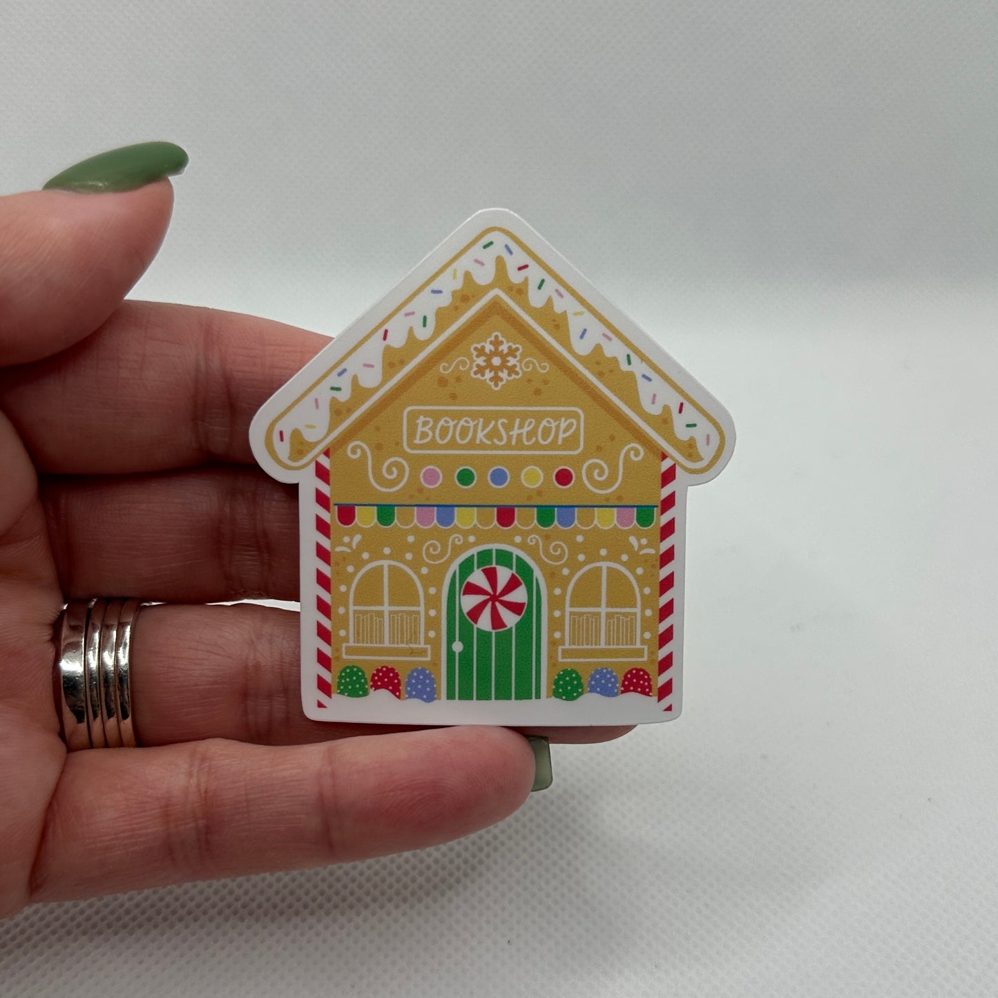 Gingerbread Bookshop - Sticker